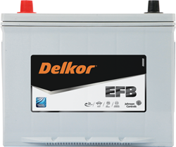 Cutaway Delkor Batteries with EFB technology offer more than 2x the partial state of charge than conventional lead-acid batteries