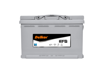 Cutaway Delkor Batteries with EFB technology offer more than 2x the partial state of charge than conventional lead-acid batteries