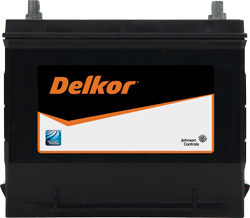 Cutaway Delkor flooded lead-acid batteries provide reliable starting power and are made with the patented PowerFrame grid technology for strength and durability