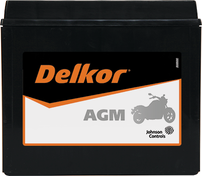 Delkor Motorcycle AGM MF DTX20HL-BS