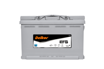 Cutaway Delkor Batteries with EFB technology offer more than 2x the partial state of charge than conventional lead-acid batteries